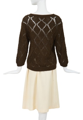 A Comme des Gar&ccedil;ons wool and silk ensemble, circa 1982 - 3