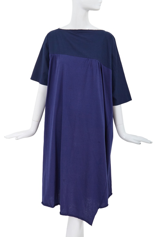 A Comme des Gar&ccedil;ons blue cotton dress, circa 1982