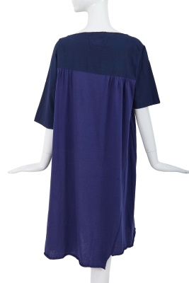 A Comme des Gar&ccedil;ons blue cotton dress, circa 1982 - 3