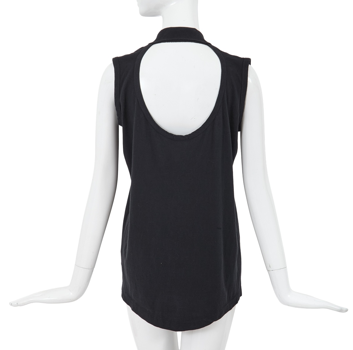 A Comme des Gar&ccedil;ons ink blue cotton jersey top, circa 1982