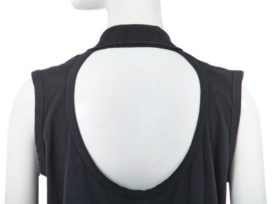 A Comme des Gar&ccedil;ons ink blue cotton jersey top, circa 1982 - 5