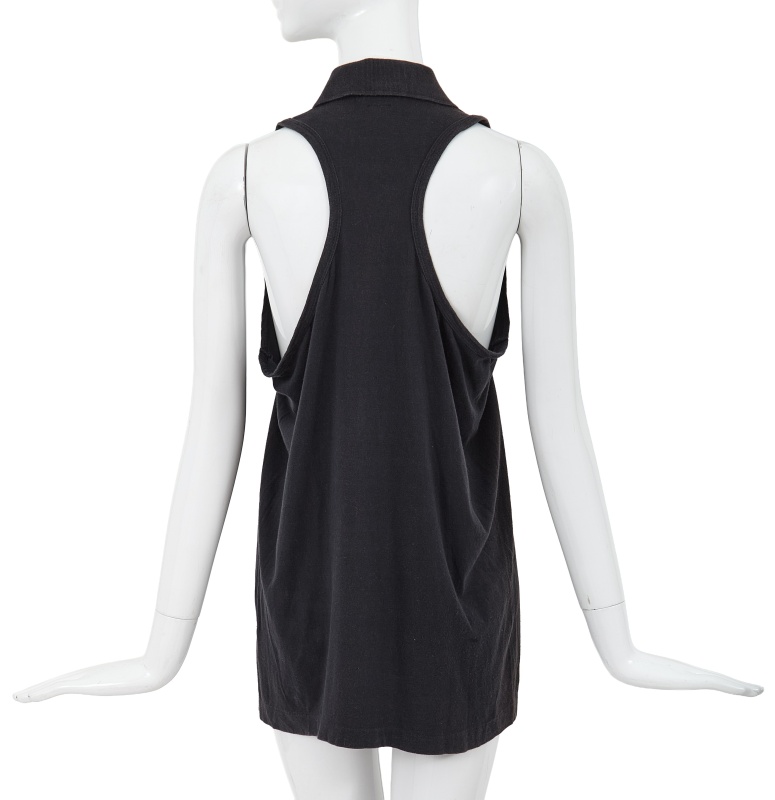 A Comme des Gar&ccedil;ons navy cotton jersey top, circa 1982