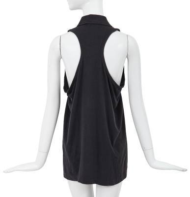 A Comme des Gar&ccedil;ons navy cotton jersey top, circa 1982