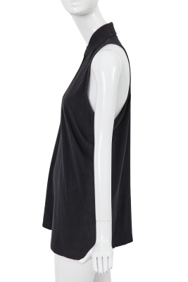 A Comme des Gar&ccedil;ons navy cotton jersey top, circa 1982 - 2
