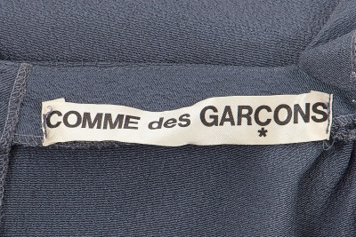 A Comme des Gar&ccedil;ons steel blue cr&ecirc;pe dress, 1970s - 7