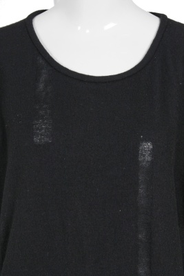 An important Comme des Gar&ccedil;ons distressed black wool dress, probably 'Holes' collection, Autumn-Winter 1982-83 - 7