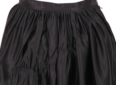 A Comme des Gar&ccedil;ons dark blue satin ensemble, 'Holes' collection, Autumn-Winter 1982-83 - 9