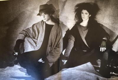 A Comme des Gar&ccedil;ons grey speckled wool jacket, 'Holes' collection, Autumn-Winter 1982-83 - 2