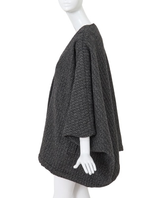A Comme des Gar&ccedil;ons grey speckled wool jacket, 'Holes' collection, Autumn-Winter 1982-83 - 3
