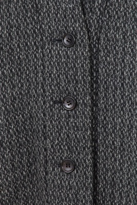 A Comme des Gar&ccedil;ons grey speckled wool jacket, 'Holes' collection, Autumn-Winter 1982-83 - 5