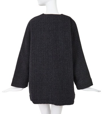 A Comme des Gar&ccedil;ons speckled grey wool jacket, 'Holes' collection, Autumn-Winter 1982-83 - 4