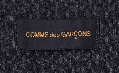 A Comme des Gar&ccedil;ons speckled grey wool jacket, 'Holes' collection, Autumn-Winter 1982-83 - 7