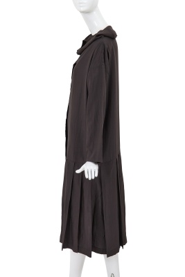 A Comme des Gar&ccedil;ons charcoal grey silk dress, probably 'Patchworks and X' collection, Spring-Summer 1983 - 2