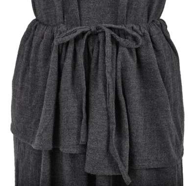 A Comme des Gar&ccedil;ons grey wool jersey three-piece ensemble, probably 'Patchworks and X' collection, Spring-Summer 1983 - 6
