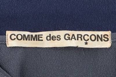 A Comme des Gar&ccedil;ons steel blue cr&ecirc;pe top, 1970s - 6