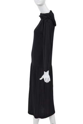 A Comme des Gar&ccedil;ons black wool-blend jersey dress, circa 1983 - 3