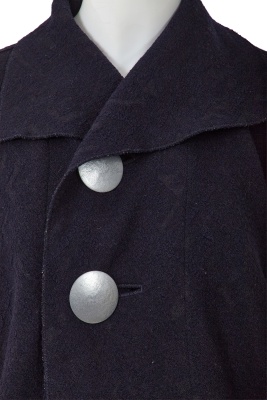 A Comme des Gar&ccedil;ons ink blue wool ensemble, circa 1983 - 4