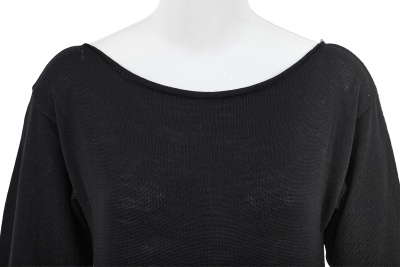 A Comme des Gar&ccedil;ons black wool-blend jersey dress, circa 1983 - 4