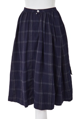 A Comme des Gar&ccedil;ons blue wool-blend ensemble, 'Gloves, Skirts, Quilted Big Coats' collection, Autumn-Winter 1983-84 - 8