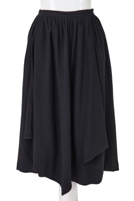 A Comme des Gar&ccedil;ons black wool ensemble, 'Gloves, Skirts, Quilted Big Coats' collection, Autumn-Winter 1983-84 - 7