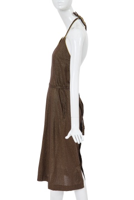 A Comme des Gar&ccedil;ons black and gold dress, 1970s - 2