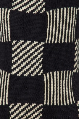 A Comme des Gar&ccedil;ons black and white wool sweater, probably 'Gloves, Skirts, Quilted Big Coats' collection, Autumn-Winter 1983-84 - 5