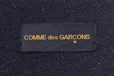 A Comme des Gar&ccedil;ons ink blue wool coat, probably 'Gloves, Skirts, Quilted Big Coats' collection, Autumn-Winter 1983-84 - 6
