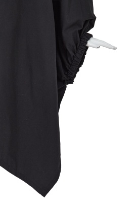 A Comme des Gar&ccedil;ons black cotton robe, 'Round Rubber' collection, Spring-Summer 1984 - 7