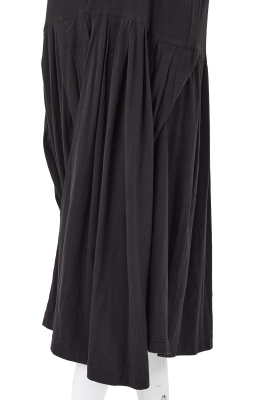 A Comme des Gar&ccedil;ons black cotton jersey dress, probably 'Round Rubber' collection, Spring-Summer 1984 - 6