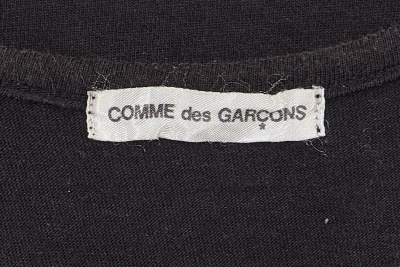 A Comme des Gar&ccedil;ons black cotton jersey dress, probably 'Round Rubber' collection, Spring-Summer 1984 - 7