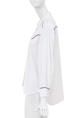 A Comme des Gar&ccedil;ons white cotton Western shirt, 1970s - 2