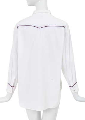 A Comme des Gar&ccedil;ons white cotton Western shirt, 1970s - 3