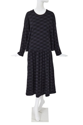 A Comme des Gar&ccedil;ons black and grey wool ensemble, circa 1984 - 5