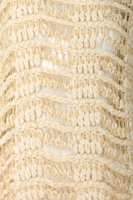 A Comme des Gar&ccedil;ons beige cotton and wool open-knit sweater, circa 1984 - 5