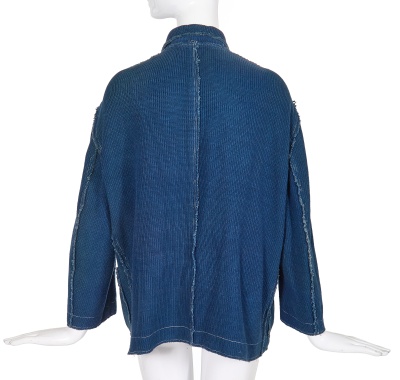 A Comme des Gar&ccedil;ons outsized blue knitted cotton jacket, circa 1984 - 4