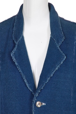 A Comme des Gar&ccedil;ons outsized blue knitted cotton jacket, circa 1984 - 6