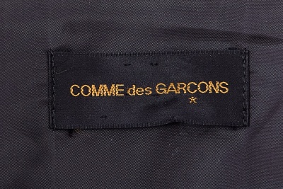 A Comme des Gar&ccedil;ons black wool and cotton blazer, probably 'Twist, Silk + Jersey, Knits (Patchworks)' collection, Autumn-Winter 1984-85 - 7