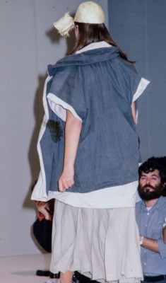 A Comme des Gar&ccedil;ons beige hemp shirt, 'Mud-Dyed' collection, Spring-Summer 1985 - 5