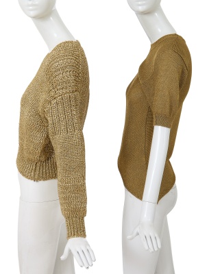 Two Comme des Gar&ccedil;ons tops, 'Mud-Dyed' collection, Spring-Summer 1985 - 3
