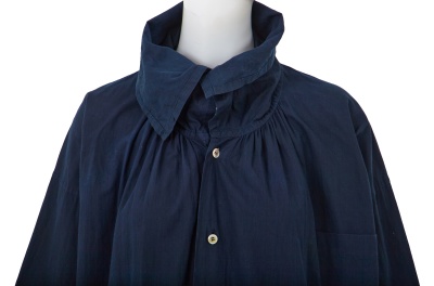 A Comme des Gar&ccedil;ons navy cotton blouse, circa 1985 - 4