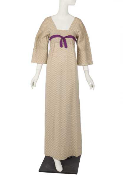 Peggy Moffit's Rudi Gernreich 'Kabuki' maxi dress, Fall 1963