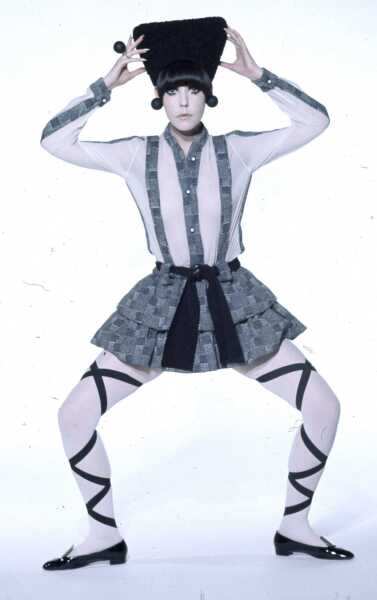 Peggy Moffitt's Rudi Gernreich 'Beardsley' ensemble, Fall 1968