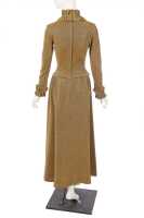Peggy Moffit's Rudi Gernreich gold lurex knitted dress, Fall 1968 - 2