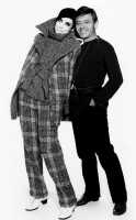 Peggy Moffitt's Rudi Gernreich 'Duke of Windsor' checked wool pant suit, Fall 1968 - 2