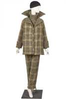 Peggy Moffitt's Rudi Gernreich 'Duke of Windsor' checked wool pant suit, Fall 1968 - 9