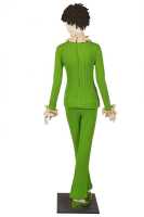 Peggy Moffit's Rudi Gernreich bright green knitted ensemble and wig, Fall 1968 - 7