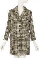 Peggy Moffit's Rudi Gernreich Coty Award winning checked wool suit, Fall 1963 - 2
