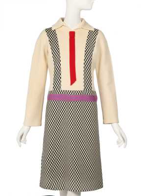 Peggy Moffitt's Rudi Gernreich trompe l'oeil dress, circa 1970