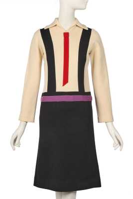 Peggy Moffitt's Rudi Gernreich trompe l'oeil 'pinafore' dress, circa 1970