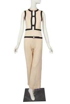 Peggy Moffitt's Rudi Gernreich ivory wool jersey jumpsuit, 1970